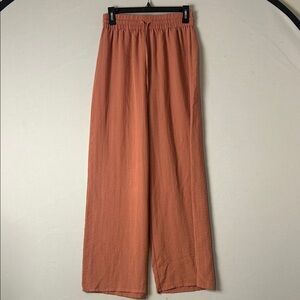 Joie Elastic Waist Dressy Casual Wide Leg Flowly Pants size SP